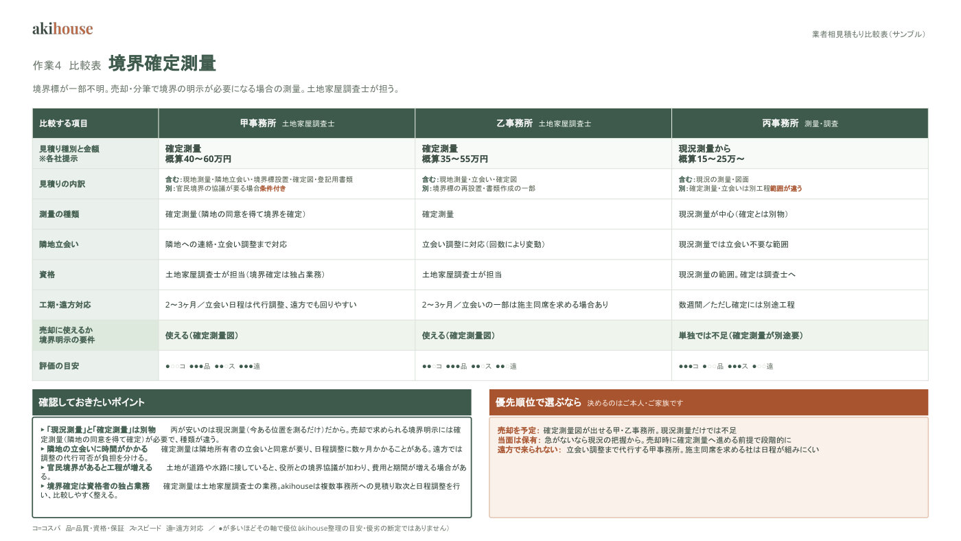 業者比較表 サンプル 14ページ目
